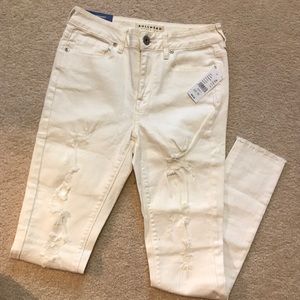 Bullhead White High Waisted Jeans